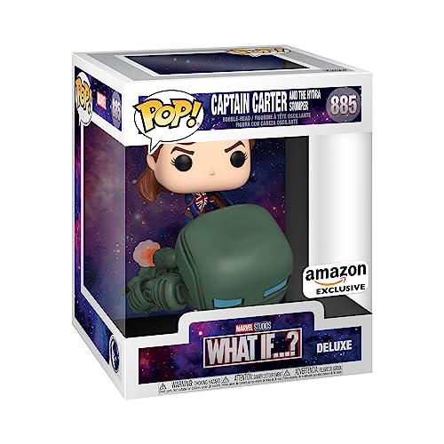 Funko Pop Deluxe Marvel: Year of The Shield - Captain Peggy Carter Riding Hydra Stomper - Marvel Comics - Amazon Exclusive - Collectable Vinyl Figure - Gift Idea - Official Merchandise
