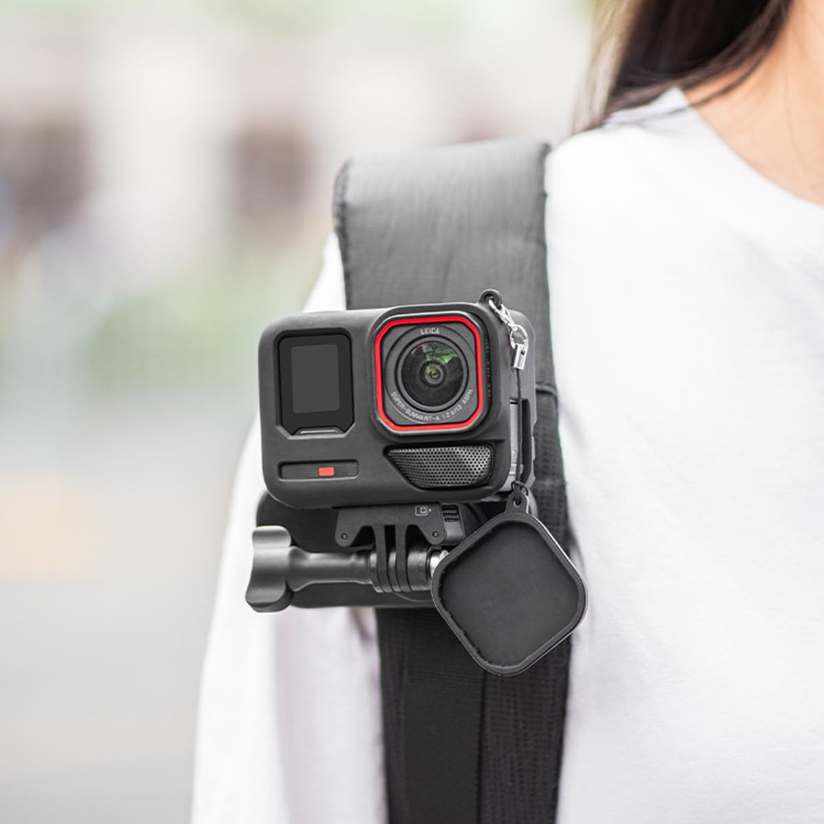 Funda de silicona para lente, a prueba de golpes, marco antiarañazos, resistente a caídas para 360 Ace Pro 2