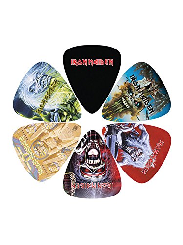 Perris Leathers LP-INM2 Plástico Celuloide Médio, 6 Peças por Pacote de Palhetas de Guitarra