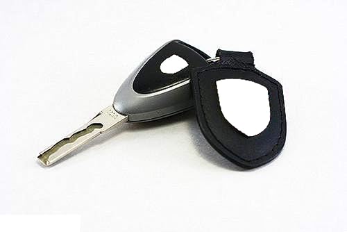 Miniatura 4 de Haneex Funda para llave remota Porsche 987 997 Pre-Facelift Silver Head Remote Key Case (Metallic Red)