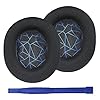 Adhiper Arctis 7 Coussinets d'oreille en Mousse pour Casque de Jeu SteelSeries Arctis Pro/Arctis 9X/Arctis 7/Arctis 5/Arctis 3/Arctis 1, Maille Respirante (Rayures Bleues)
