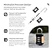 UP Security Small Locker Lock, Combination Lock for Locker, Small Combination Padlock for Luggage, Suitcase, Backpack, Bag, Zipper, Combo Padlock with Code for Gym, Cabinet, Storage Case, Tool Box