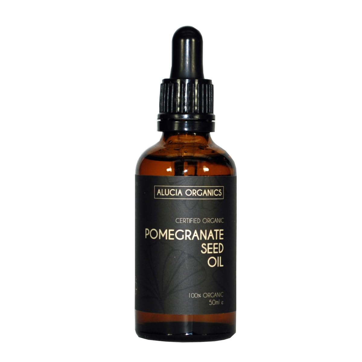 Certified Organic Pomegranate Seed Oil 50ml- Pure, Natural, Cold Pressed, Certified Organic, Vegan, Cruelty Free, for Skin, Face, Body