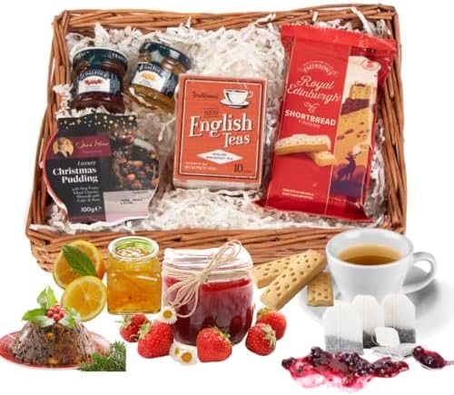 Afternoon tea gift set | Luxury food hamper for afternoon tea gift with ...