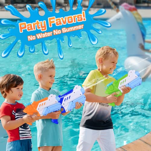 Wasserpistolen Set RONSTONE für Kinder und Erwachsene, 4 Stück