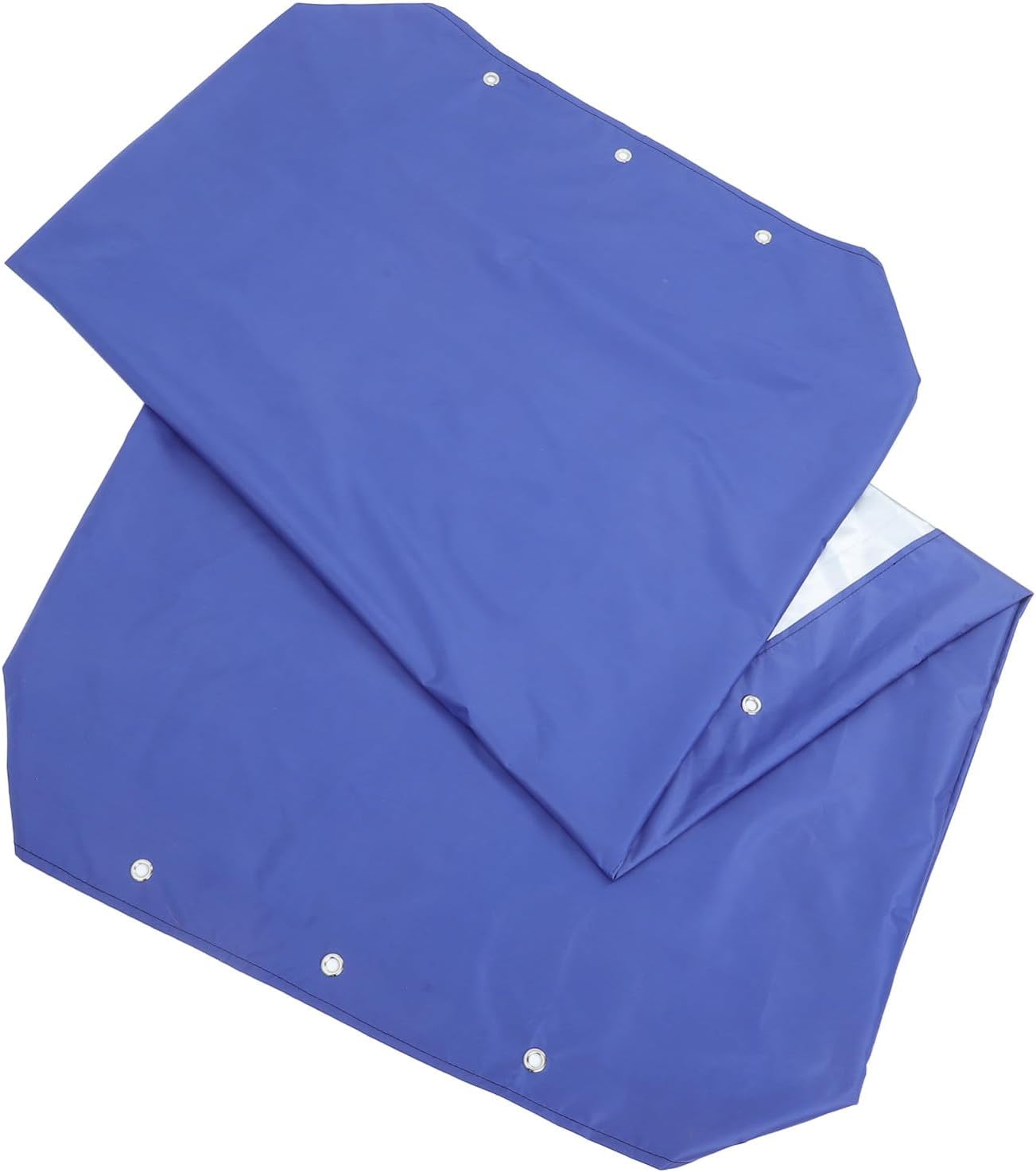 Trailer Cover 420d Oxford Fabric Tarp, Blue Waterproof Heavy Duty Trailer Hitch Cover for Outdoor Rv and Dump Truck Protection