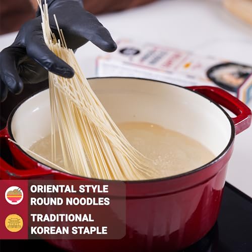 Image of Urban Platter Somyeon Wheat Noodles, 250g (Thin Korean Noodle | Light & Delicate Texture | Perfect for Cold Noodles & Light Sauces)