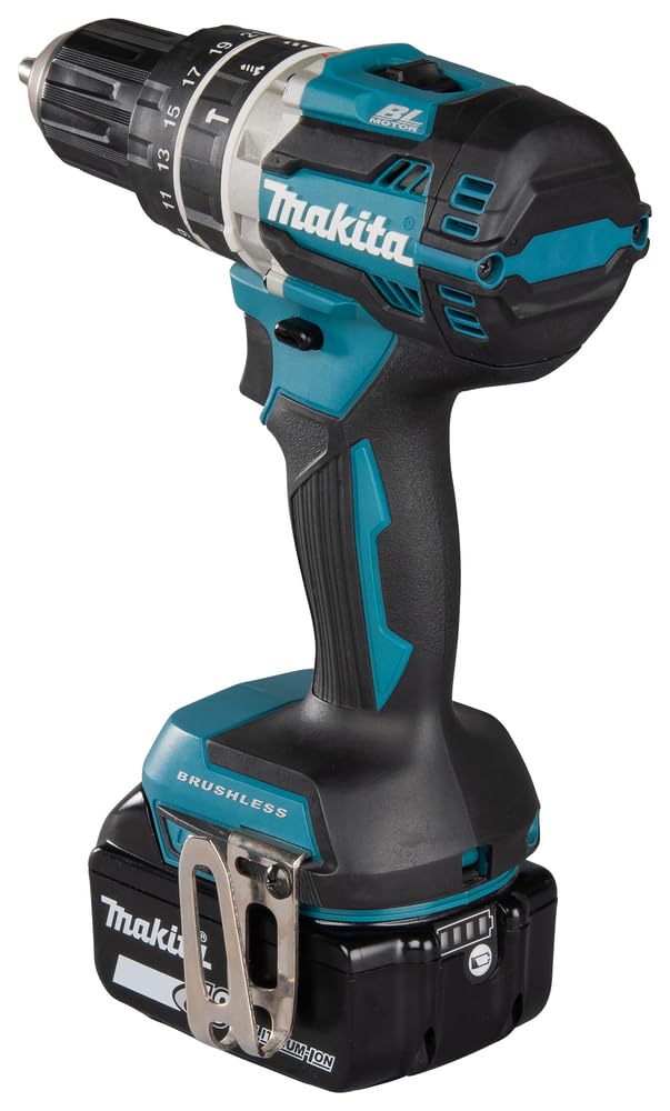 Makita DHP484RTJ Taladro, 450 W, 18 V, Negro, One size