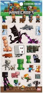 MINECRAFT マインクラフト クリアシール ⑤PIXEL ART 約175×90mm PET製