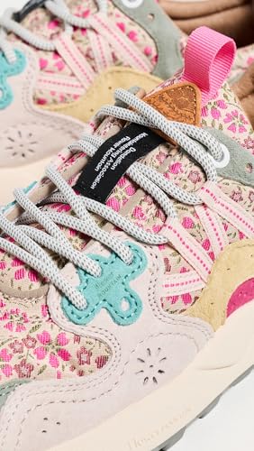 Flower Mountain Scarpe Donna YAMANO3 Suede Nyl Leosagepinkyel PE26 - 4