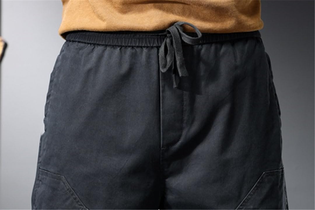 Vogrtcc Pantalones Cargo para Hombre Pantalones Pitillo Informales Pantalones De Chándal con Cintura Elástica