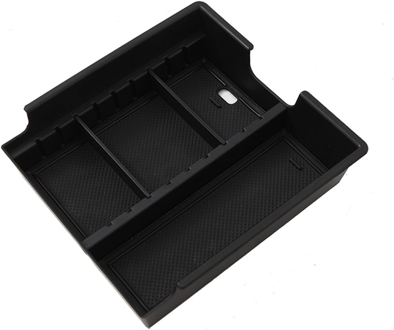 Car Glove Box Organizer Fit for 24-25 Lexus GX550 Armrest Box Storage Box Central Control Storage Accessories Durable(Rubbercushiontype[White])