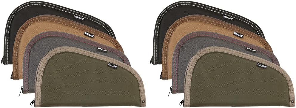 Assorted Pistol Soft Case - Handgun Bag Case - Assorted Earth Tones, Single Case 6-13 Inches