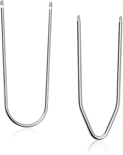 Miniatura 9 de 2 piezas de herramienta para quitar radio de coche, kit de herramienta de palanca en forma de U para desmontaje de radio automotriz, herramienta de