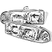Spyder Auto 5012432 Crystal Headlights Chrome/Clear