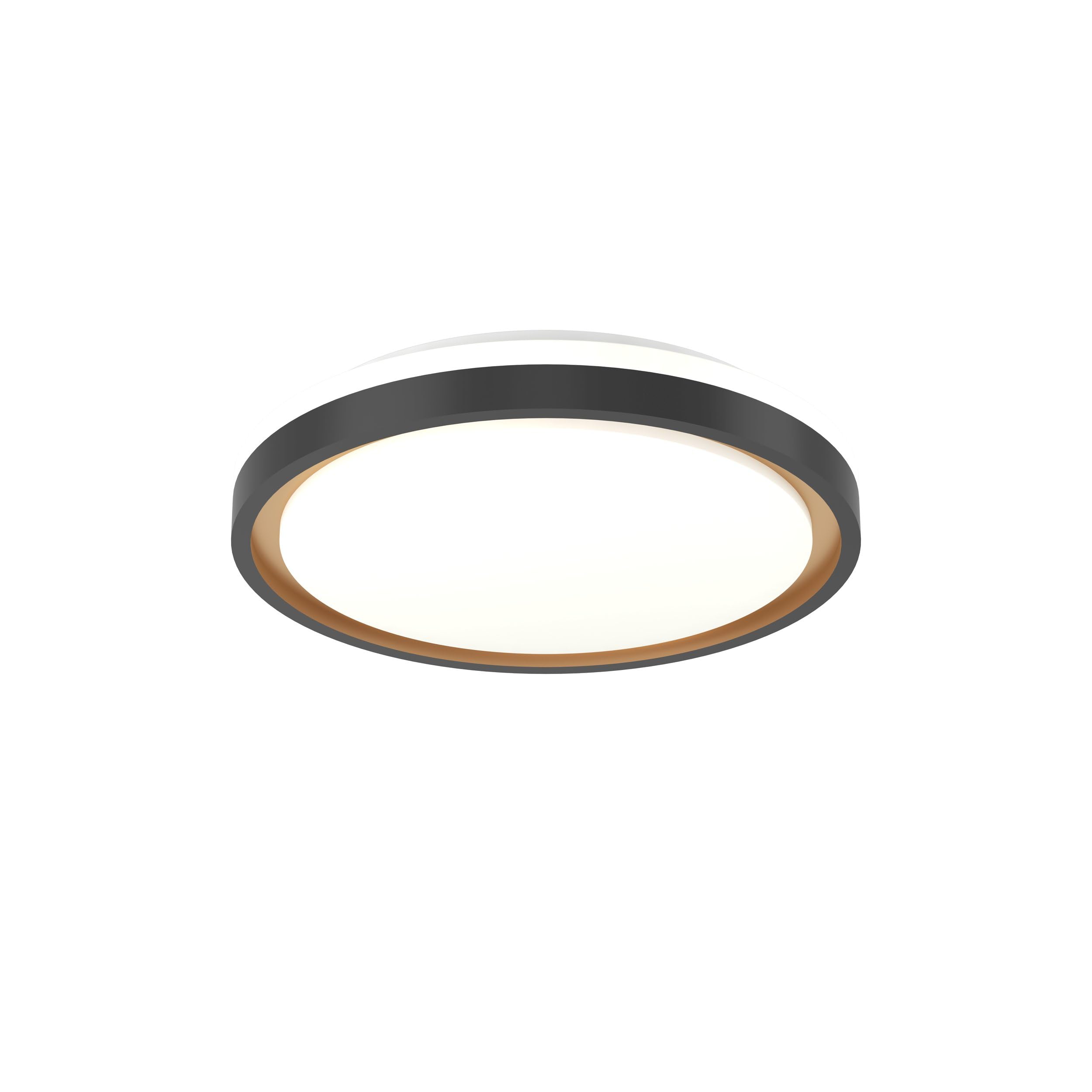 Eglo Connect.z Smart Home LED Ceiling Light Fixture Maleramara-Z, ZigBee + Matter, app and Voice Control Alexa, Warm to Cool White, RGB, dimmable lamp, Black, Gold, Ø 35.7 cm
