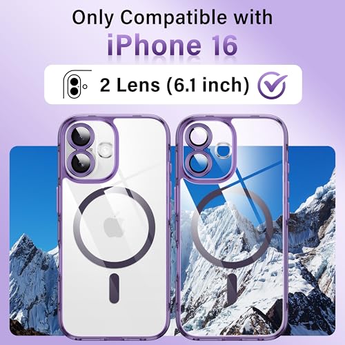 Coque iPhone 16 MagSafe antichoc pour éviter les rayures de l'objectif