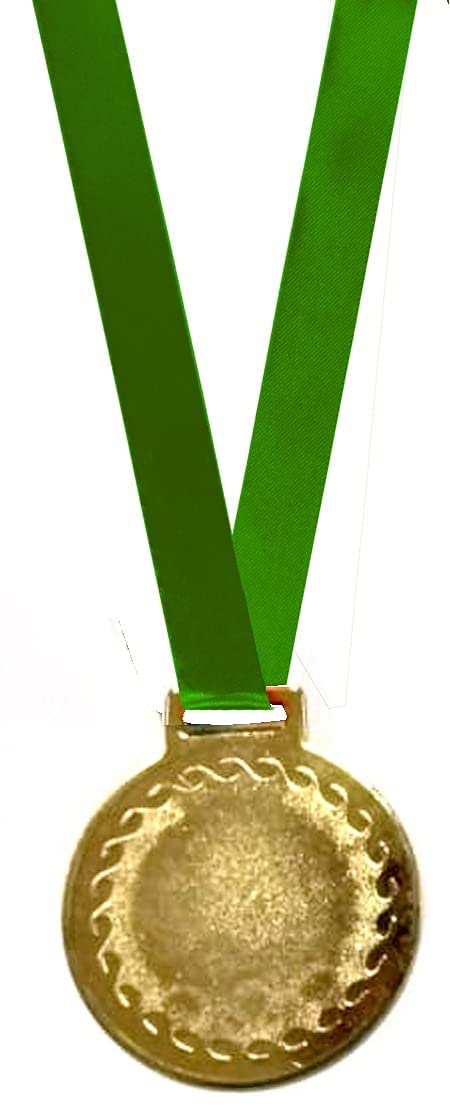 BE TREND Olympic Sports/Event Mild Steel Medal Size-2" Inches Dia for School Winner, Sports Champion (Set of 12Pcs, Gold Medal) 1