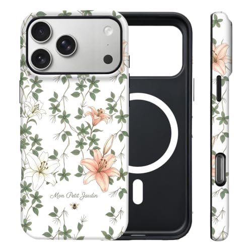 Coque iPhone 17 Pro MagSafe rose mate antichoc en TPU rigide