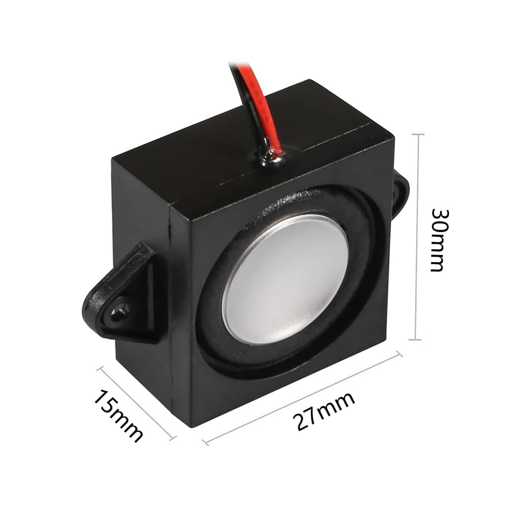 4PCS Mini Haut-Parleur à Cavité Unique de 3 Watts 8 Ohms, Interface de Séparation de Connecteur de Haut-Parleur de Petits Haut-parleurs Portables pour Variété de Petits Projets électroniques