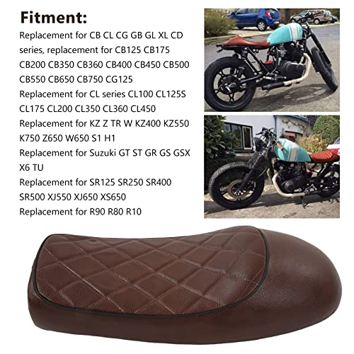 Cojín para asiento de motocicleta VGEBY con absorción de impactos y acabado de cuero exclusivo 2