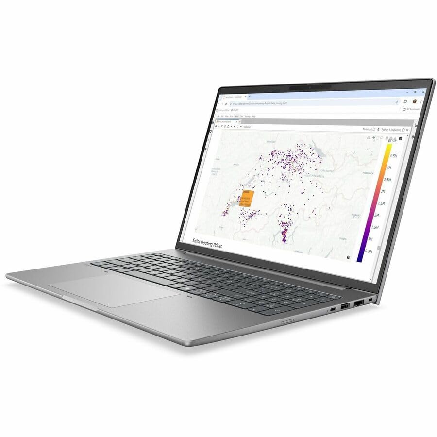 Image of HP ZBook 8 G2i 16 inch Copilot+ PC Mobile Workstation - WUXGA - 60 Hz - Intel Core Ultra 7 Series 3 356H - 16 GB - 512 GB SSD - English Keyboard - Meteor Silver Aluminum - Intel Chip - 1920 x 1200 - Windo