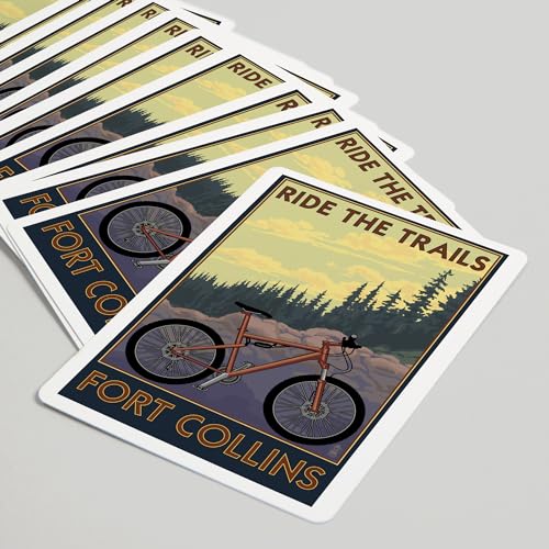 Lantern Press Fort Collins Colorado Juego de 52 Cartas Poker miniatura 5