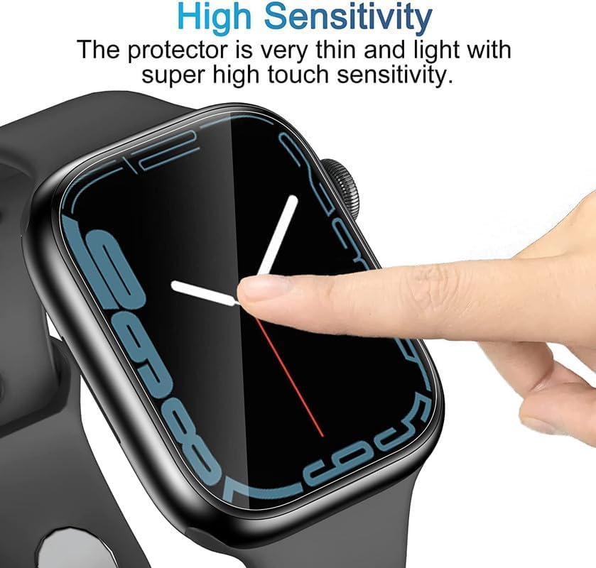 Image of 2 Pack Smartwatch Screen Protector for Fastrack Astor FS1 Pro 1.97 inch - Flexible TPU Screen Guard, HD Clear, 9H Scratch Resistant, Bubble Free Installation - Not Tempered Glass