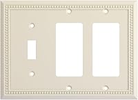 Vista 22 de Sunken Pearls - placa decorativa de pared, placa decorativa de pared, tapa de salida de la placa del interruptor, aleación de zinc sólida y duradera