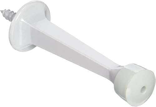 National Hardware S807-222 Tope sólido para puerta, blanco, 3 pulgadas