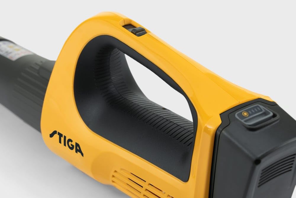 Stiga SBL 100e - Soplador de batería con batería de 20 V y 4 Ah y Cargador, Velocidad Ajustable