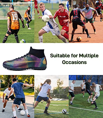 Unisex Men's Women's Soccer Cleats Fg/Ag Soccer Shoes Turf Indoor Outdoor Firm Ground High-Top Spikes Younth Professional Training Football Boots #TOP5