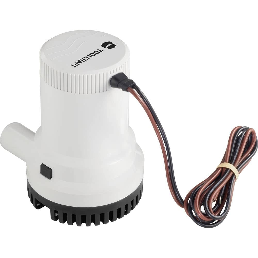 TOOLCRAFT TO-7159131 Bomba sumergible de baja tensión 5678 l/h 12 V/DC