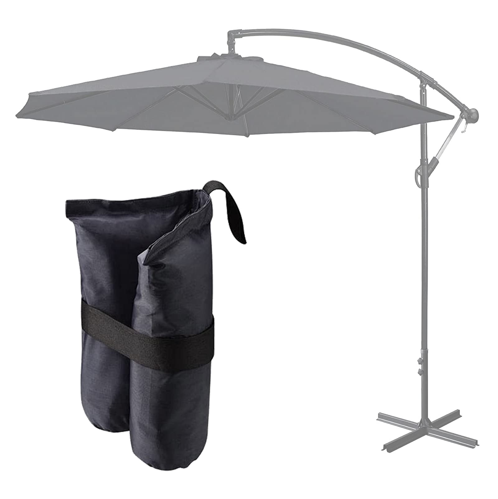 Poids Pour Tonnelle Goutime - Lot De 4 Sacs De Sable En PVC, Capacité 16 Lbs Chacun - Pour Tente, Auvent, Parasol, Gazebo