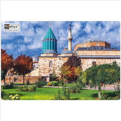 Image of ABYZ Wooden Jigsaw Puzzle - Mevlana Museum, Turkey Playset for Fun Educational & Little Explorers, 500-Pieces Multicolor | Birthday Gift for (7 Plus Years) Age Kids.