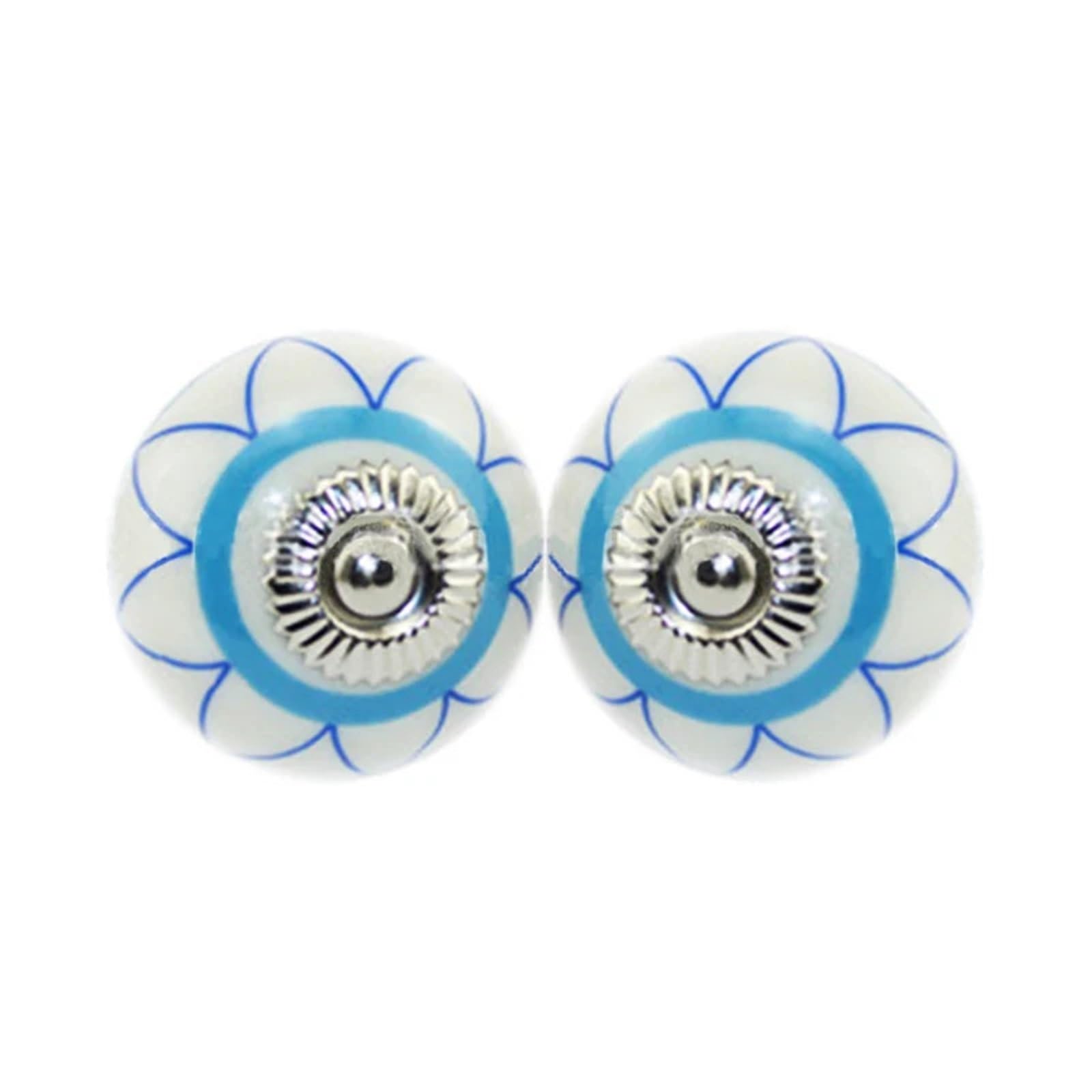 Zyayng Color 3 10Pcs Ceramic Door Drawer Handles Knobs Cabinet Cupboard Pull Dresser Pulls With Screw For Door(Color 3)