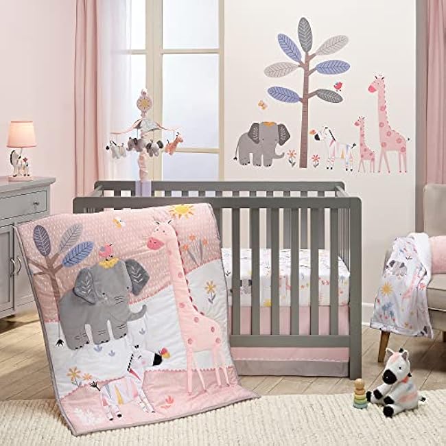 Lambs & Ivy Disney Baby Pooh Bear & Pals Cotton 3Piece Nursery Crib Bedding Set
