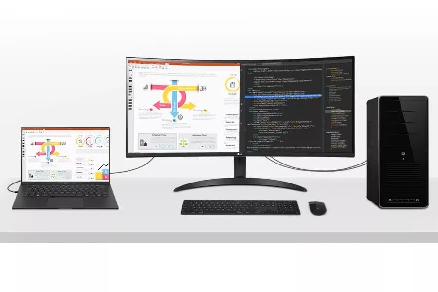 Amazon.com: LG 34 inch UltraWide Curved Monitor, 21:9 WQHD