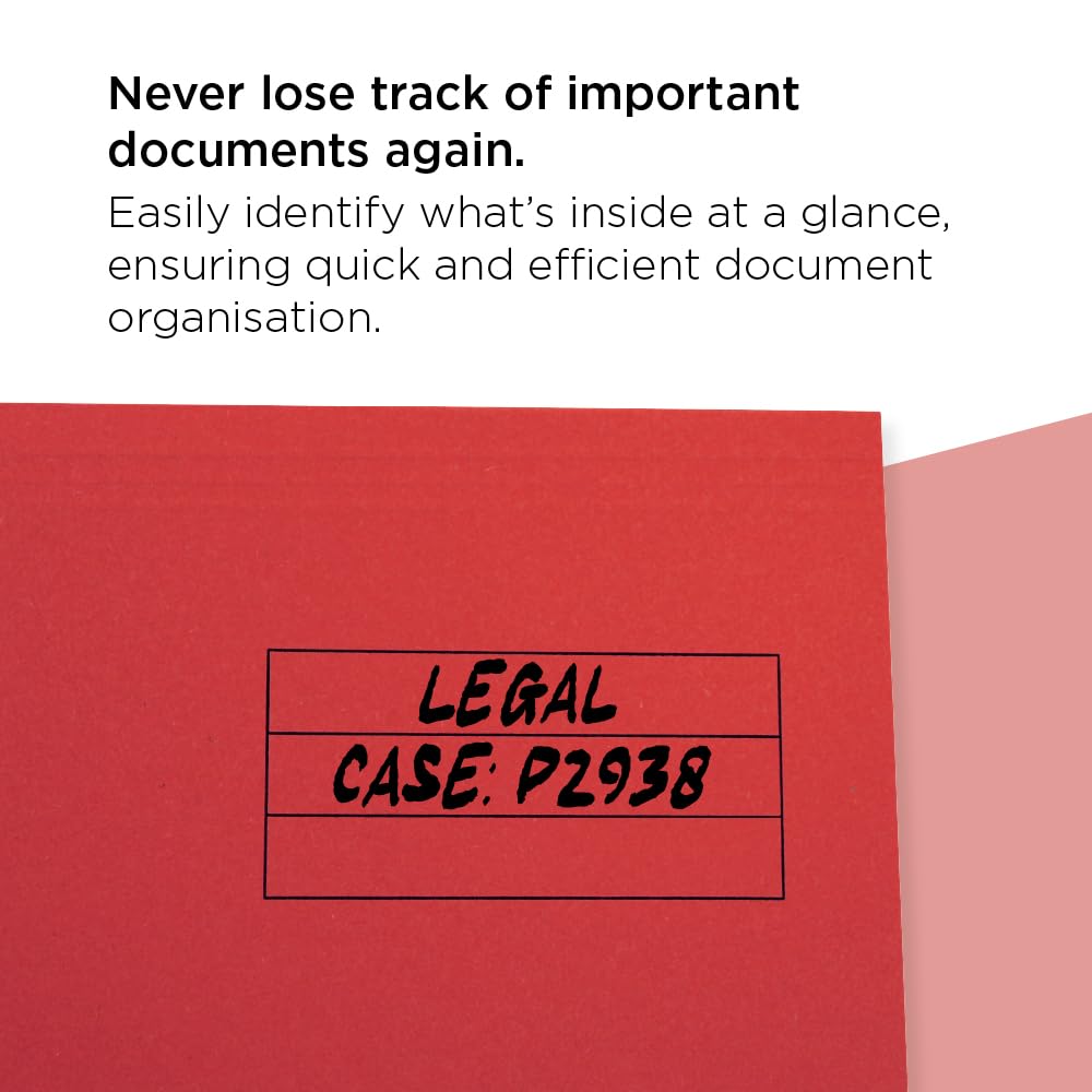 valeur Exaclair Porte-vues Foolscap Document Wallet – Parent Red