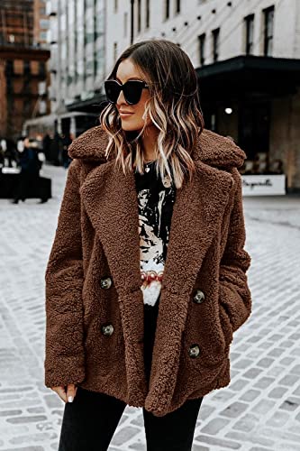 image for PRETTYGARDEN Women's Fashion Winter Coats Sherpa Fleece Faux Fur Shear