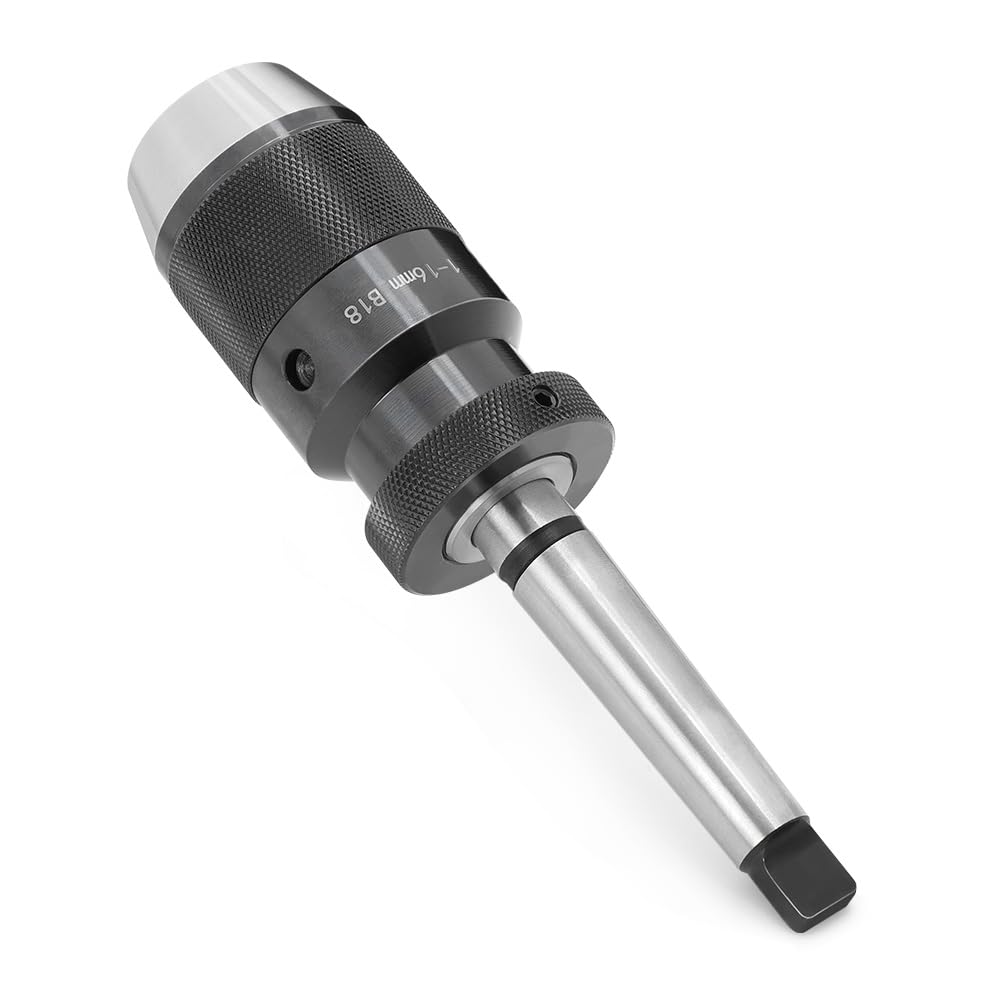 Mandrino autoserrante B18 1-16 mm + mandrino conico MK2/MT2 | Mandrino di precisione per tornio trapano MK2/MT2