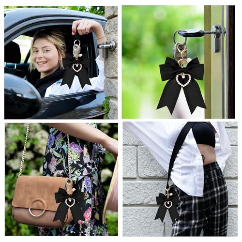 Image of Tote Bag Accessories for YETI Camino 20 /35 /50 Bogg Bags Pearl Bow Black