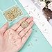 SUNNYCLUE 1 Box 100Pcs Real 18K Gold Plated French Earring Hooks Fish Hook Earrings Stainless Steel Ear Wires Ball Dot Earwires for Jewellery Making Women Adults DIY Dangle Earrings Crafts Supplies