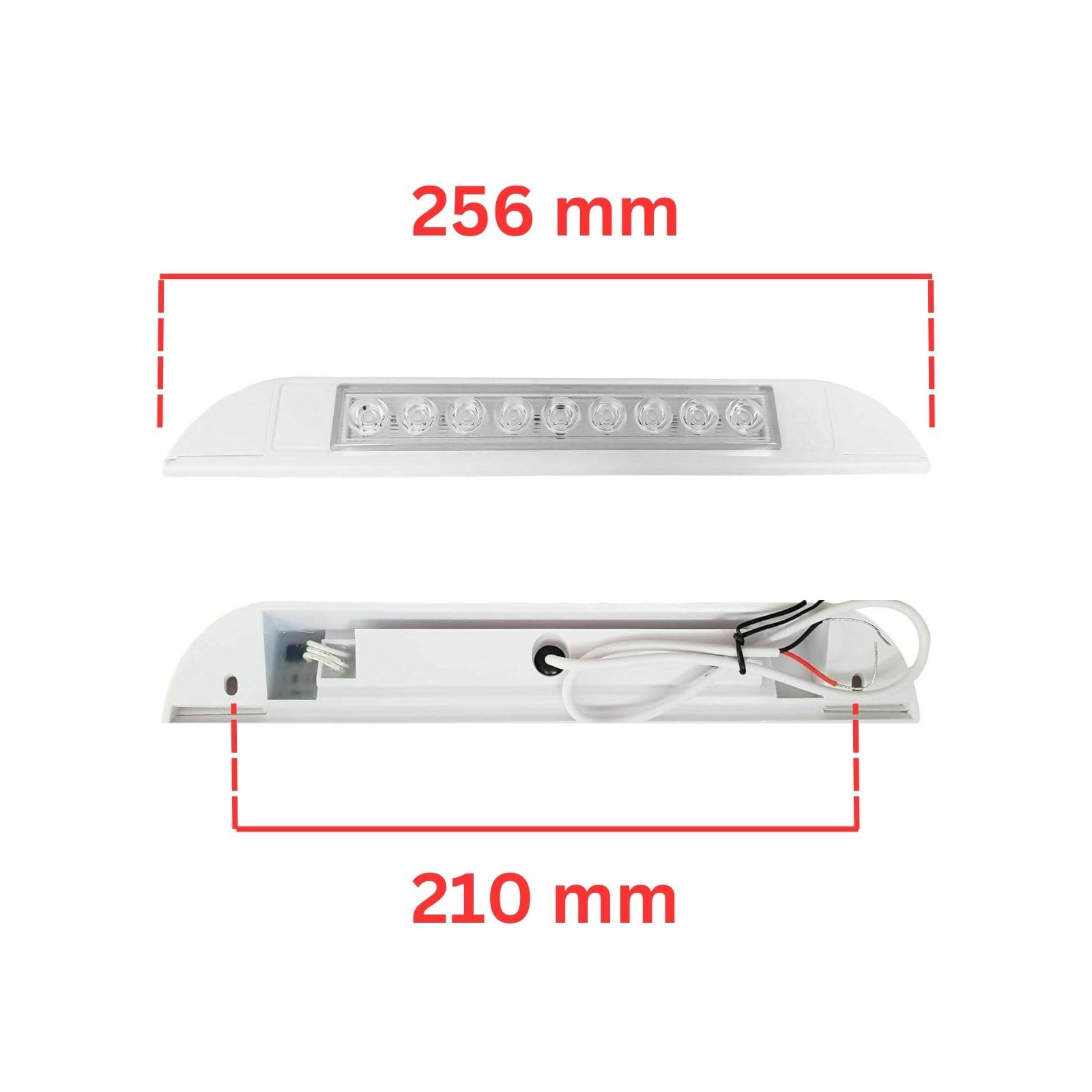 Marvix - Striscia di luci a LED per tenda da sole (12 V, 24 V, 256 mm)