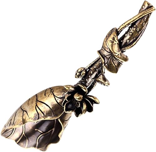 Miniatura 7 de Cuchara de té de cobre, cucharada de té, cucharada de café, cuchara pequeña de caramelo de hielo para hojas de té sueltas, grano de café, caramelo,