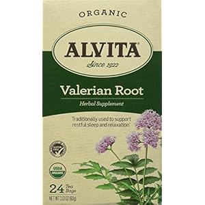 Valerian Root Tea Organic Alvita Tea 24 Bag, 2.12 oz