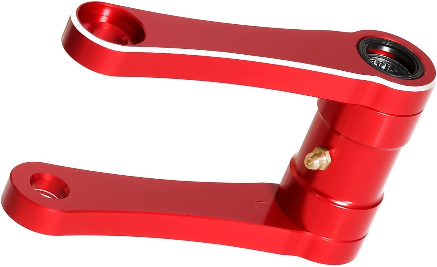 KLX140 Lowering Link -1.75" Suspension Compatible With KLX140 KLX140L KLX150L KLX150BF CNC Motorcycle Rear Drop Link Lowering Linkage Arm (Red)