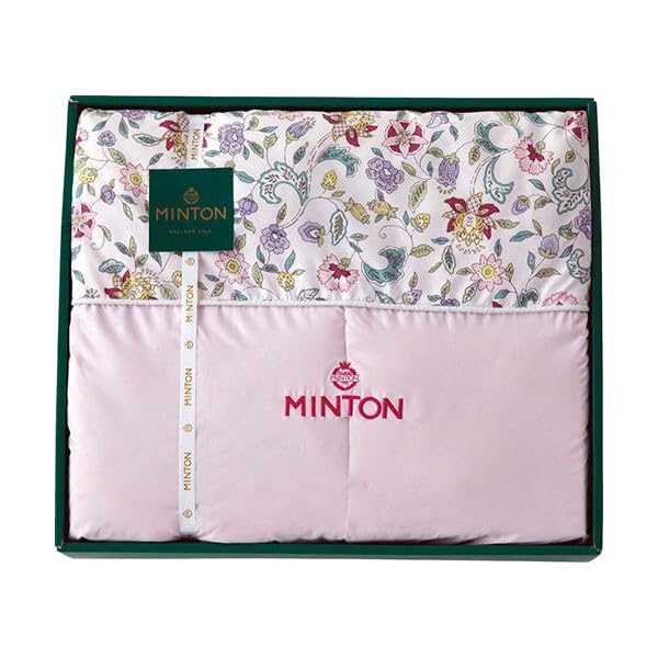 シルク混肌掛け布団とピロ　　軽い　　ふわふわ Amazon｜ミントン シルク混肌掛けふとん ピンク 150×200cm