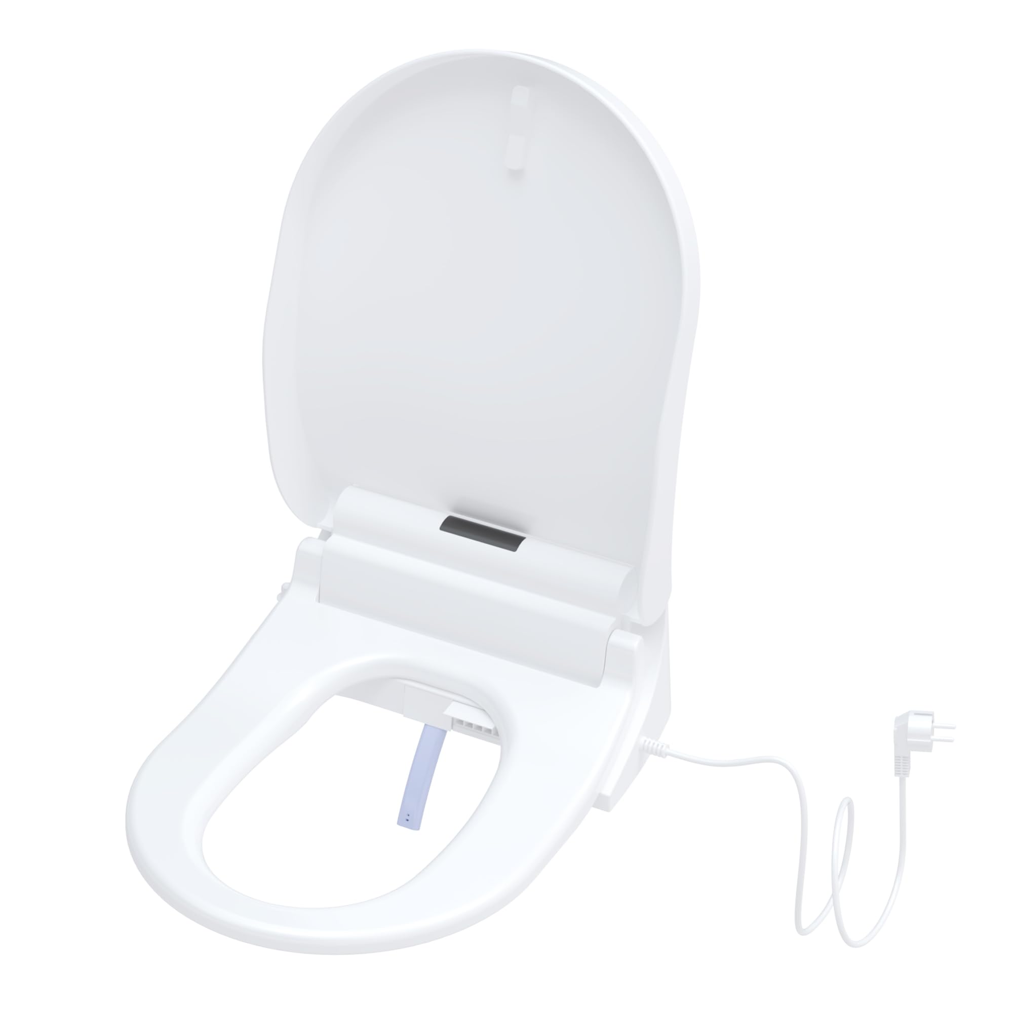 SFA - Saniseat - Abattant Déclipsable Pour WC - Lavant Et Séchant - Douchette Double Buses Et Ventilateur Air Chaud - Nettoyage Automatique - Compatible Cuvettes Standards - Made In France