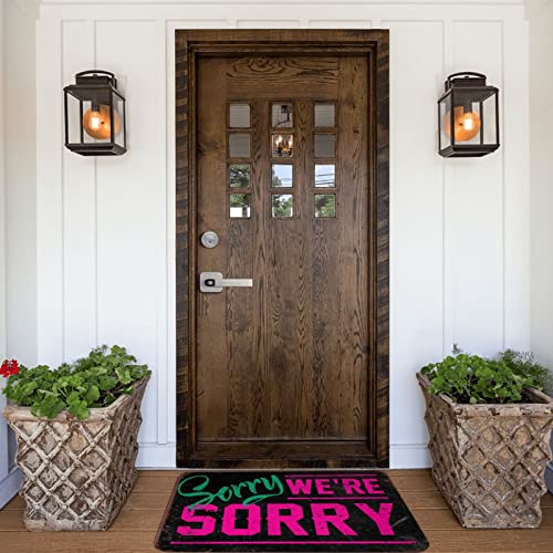 Tapis de porte d'extérieur robuste 50 x 80 cm de haute densité - 6